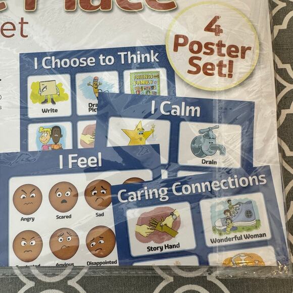 Conscious Discipline Safe Place Poster Set New In Package Classroom Or Home Kit - Picture 2 of 9